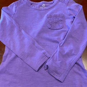 Purple 5T Okie Dokie long Sleeve shirt